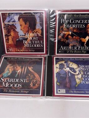 4 CD’s Worlds Most Beautiful Melodies Romantic Strings Arthur Fiedler